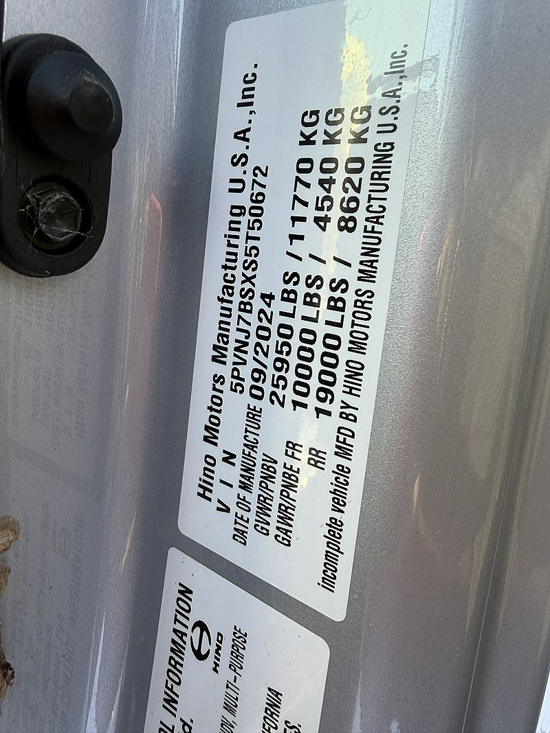 2025 Hino L6-25,950 Ext For Sale | Rollback | Non CDL | #HT50672
